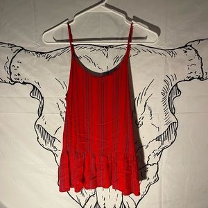 Red tank top